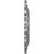 Ekena Millwork Orrington Ceiling Medallion (Fits Canopies up to 6 5/8"), 13 1/4"OD x 6 5/8"ID x 1 1/8"P, Silver CM13ORSLS - alternate 3